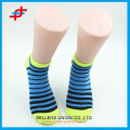 Spring colored stripe pattern ankle socks for cute girls,cheap for wholesale